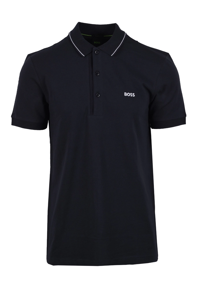 Hugo Boss Mens Paule 4 Polo Shirt Dark Blue - Size X-Large